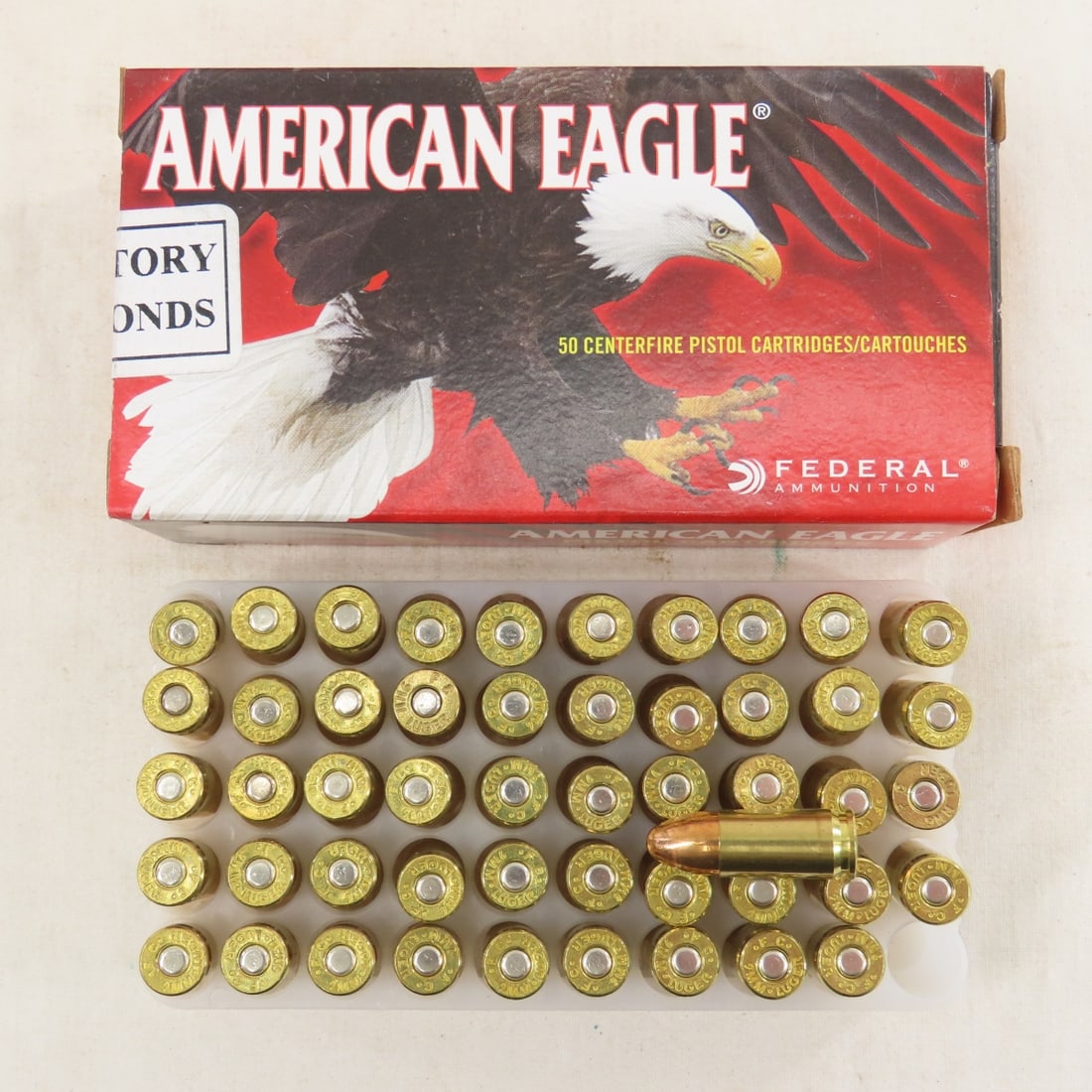 250 Rounds American Eagle 9mm Ammo in Can - 2