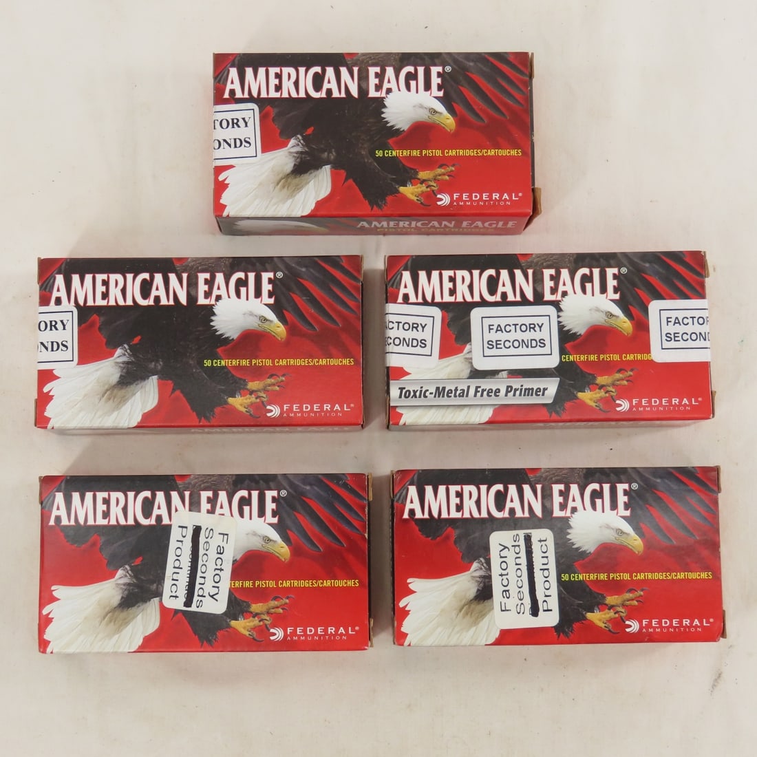250 Rounds American Eagle 9mm Ammo in Can - 4