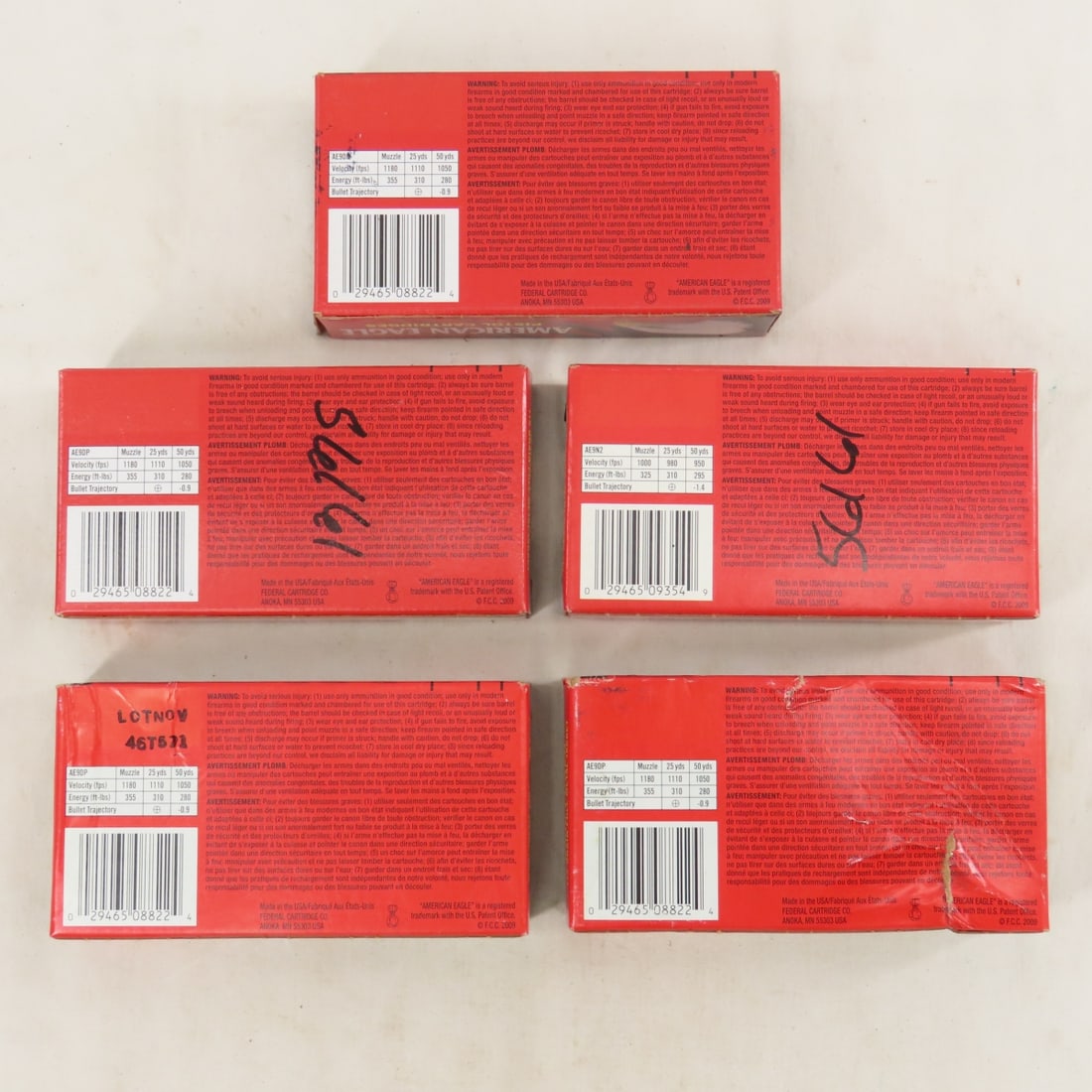 250 Rounds American Eagle 9mm Ammo in Can - 5