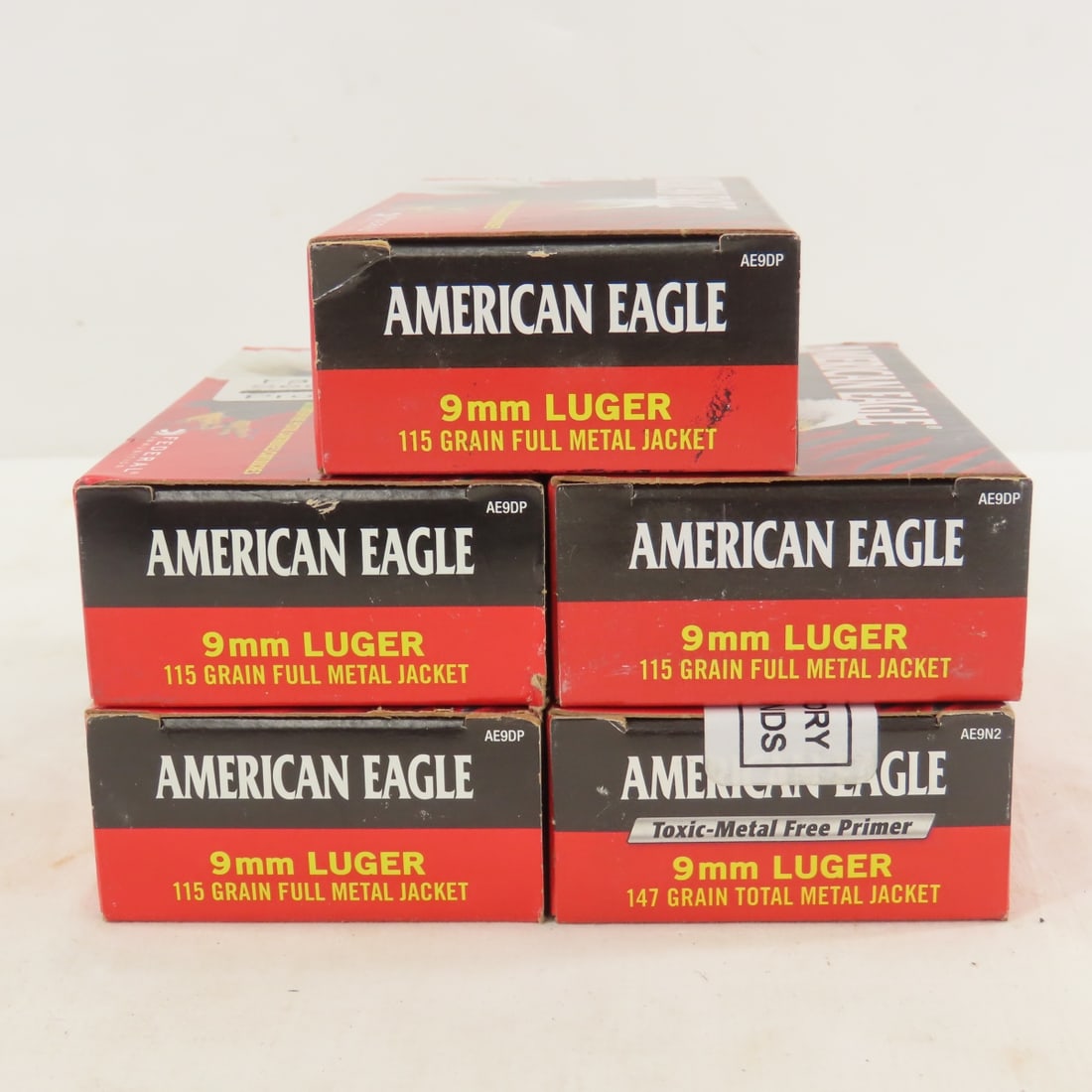 250 Rounds American Eagle 9mm Ammo in Can - 6