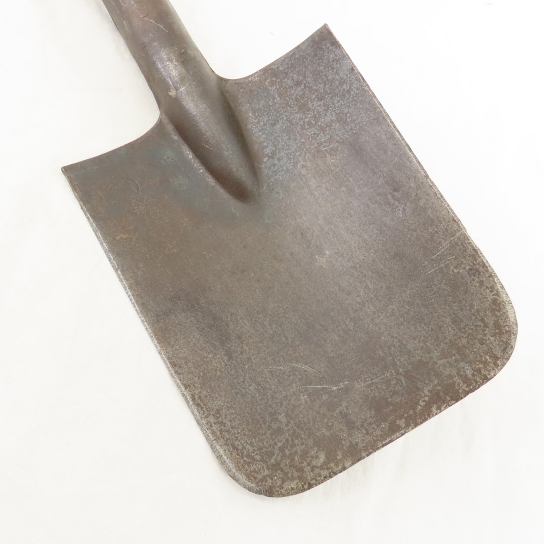 1943 German REX Straight Shovel w/Leather Carrier - 8