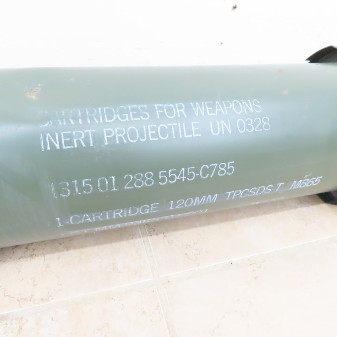 US Army 120mm Cartridge Tube - 2