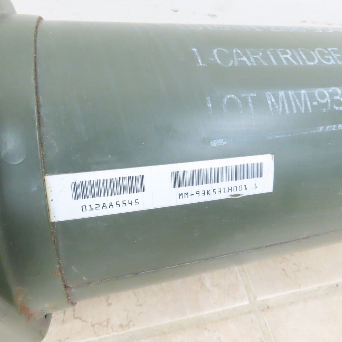 US Army 120mm Cartridge Tube - 5