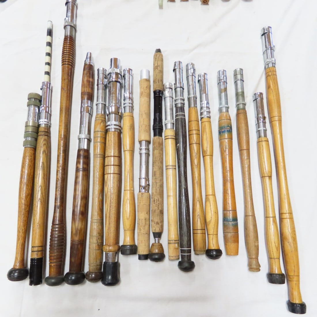 Vintage Wood Fishing Rod Handles & Reel Seats - 2