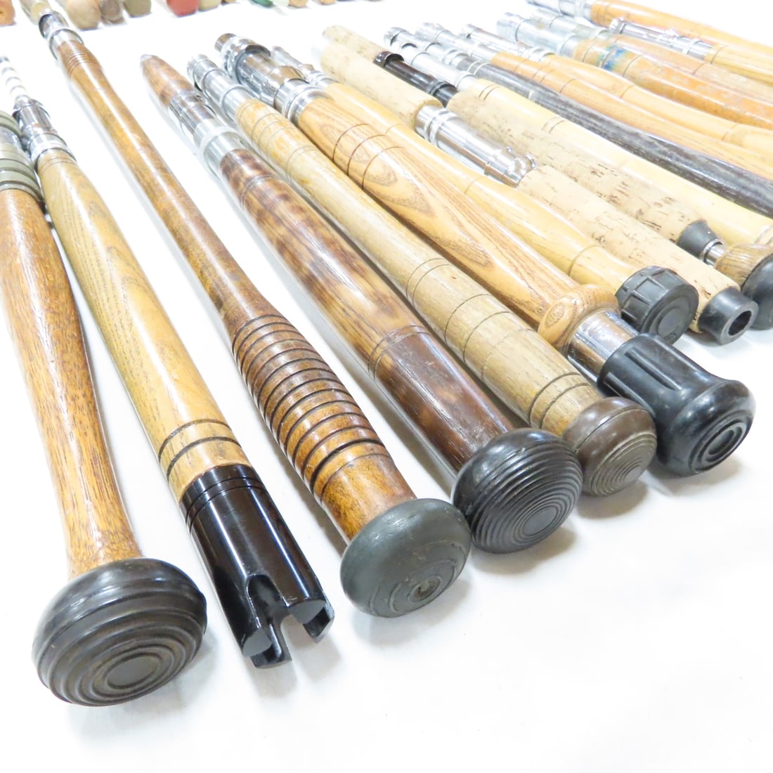 Vintage Wood Fishing Rod Handles & Reel Seats - 3