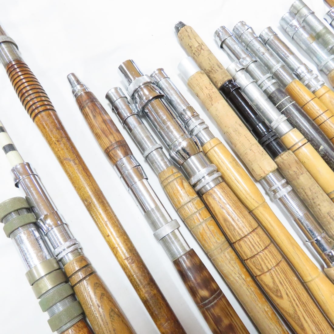 Vintage Wood Fishing Rod Handles & Reel Seats - 5