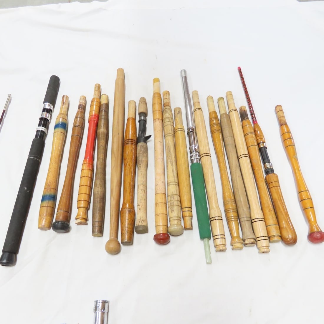 Vintage Wood Fishing Rod Handles & Reel Seats - 7