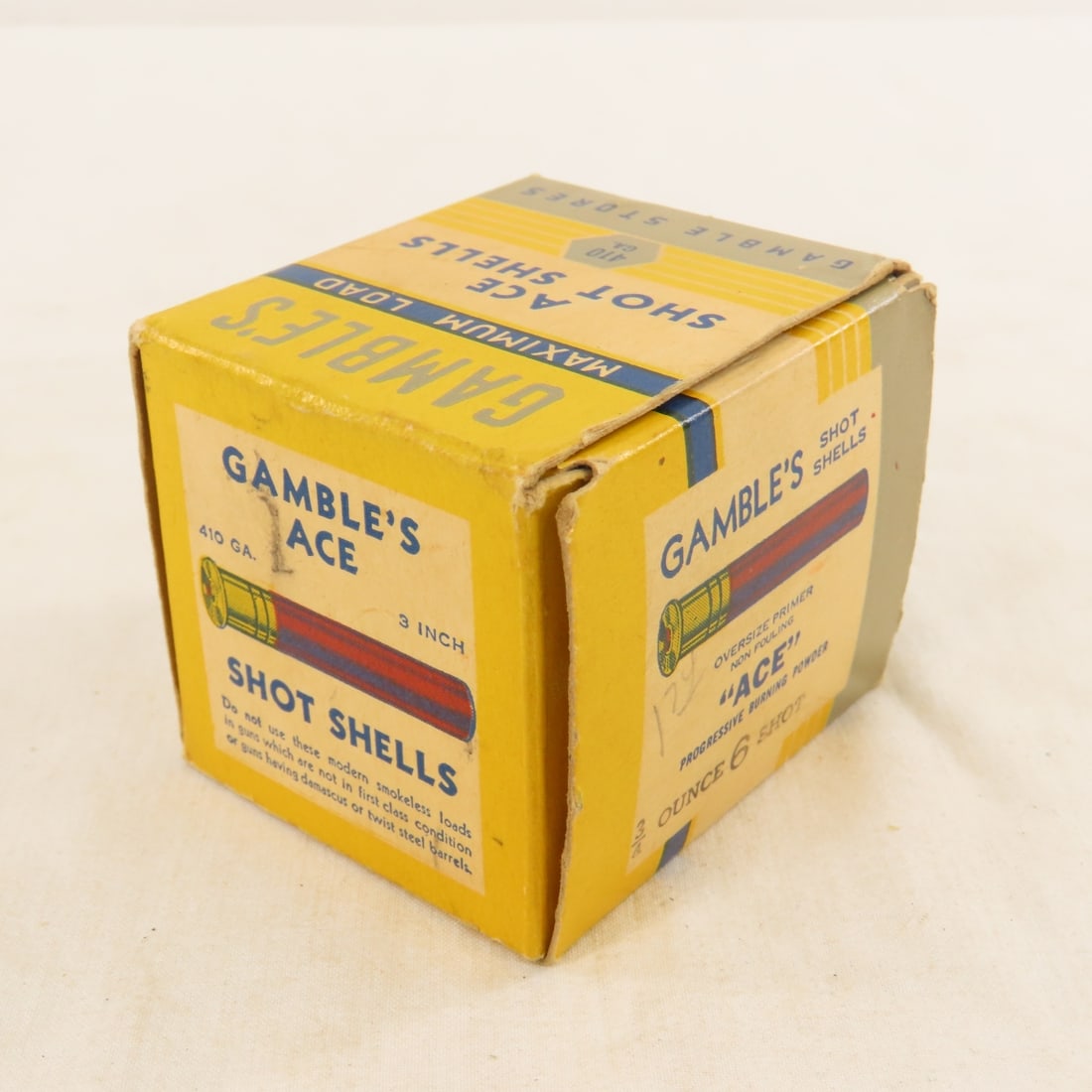 25 Rounds Gamble's Ace 410 GA Paper Shot Shells - 6