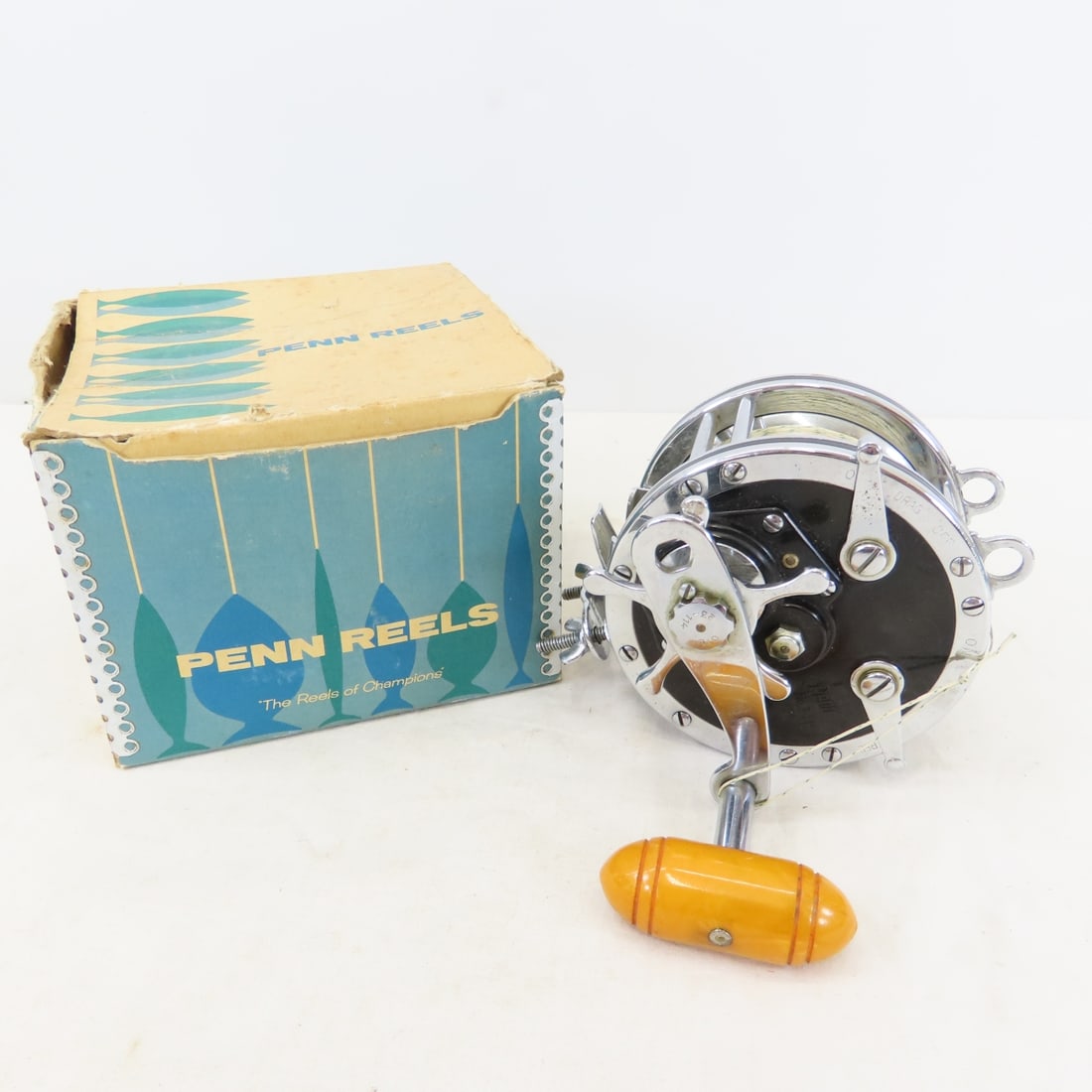5 Vintage Penn Saltwater Fishing Reels, 113H - 2