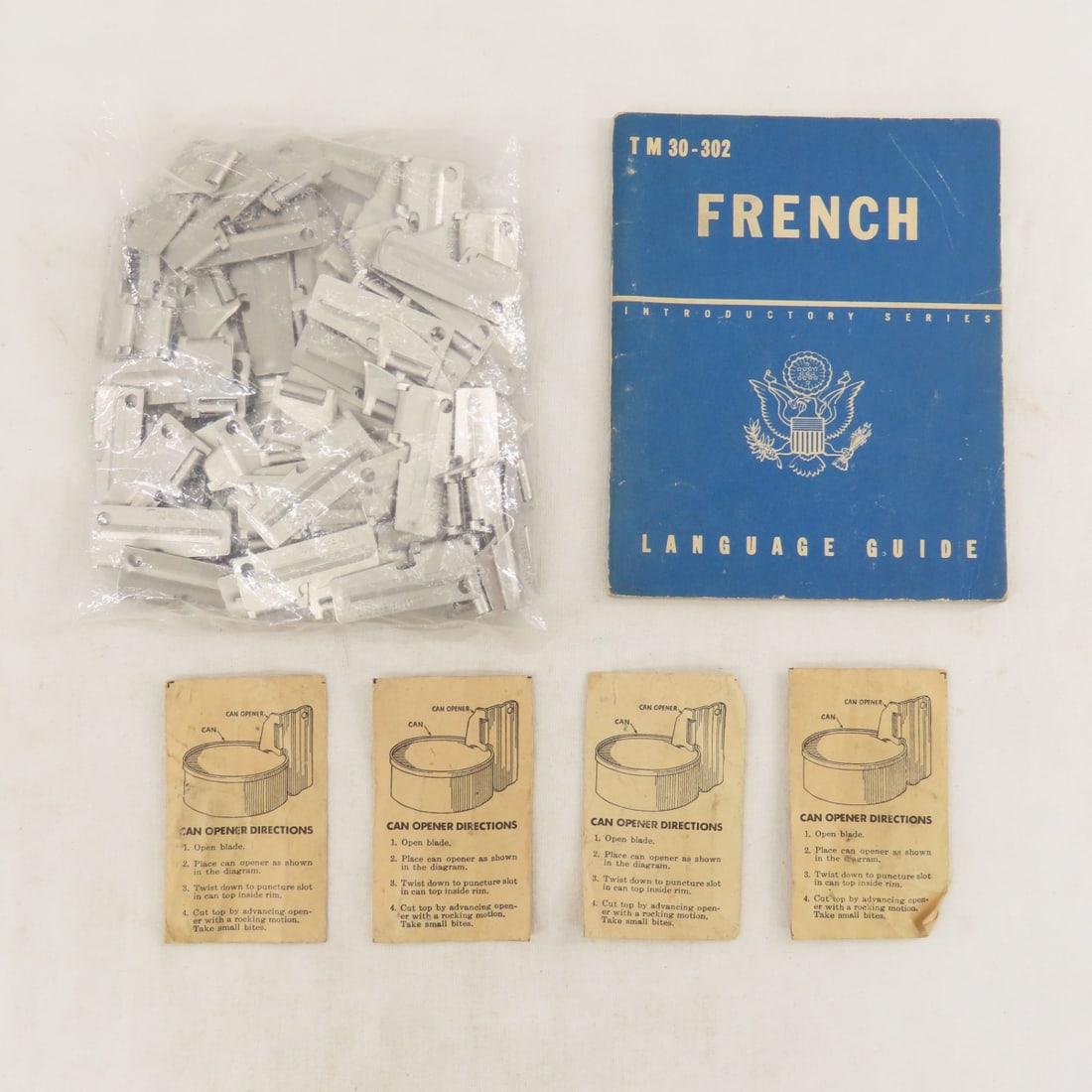 Military Can Openers, WWII Protective Cover & More - 10