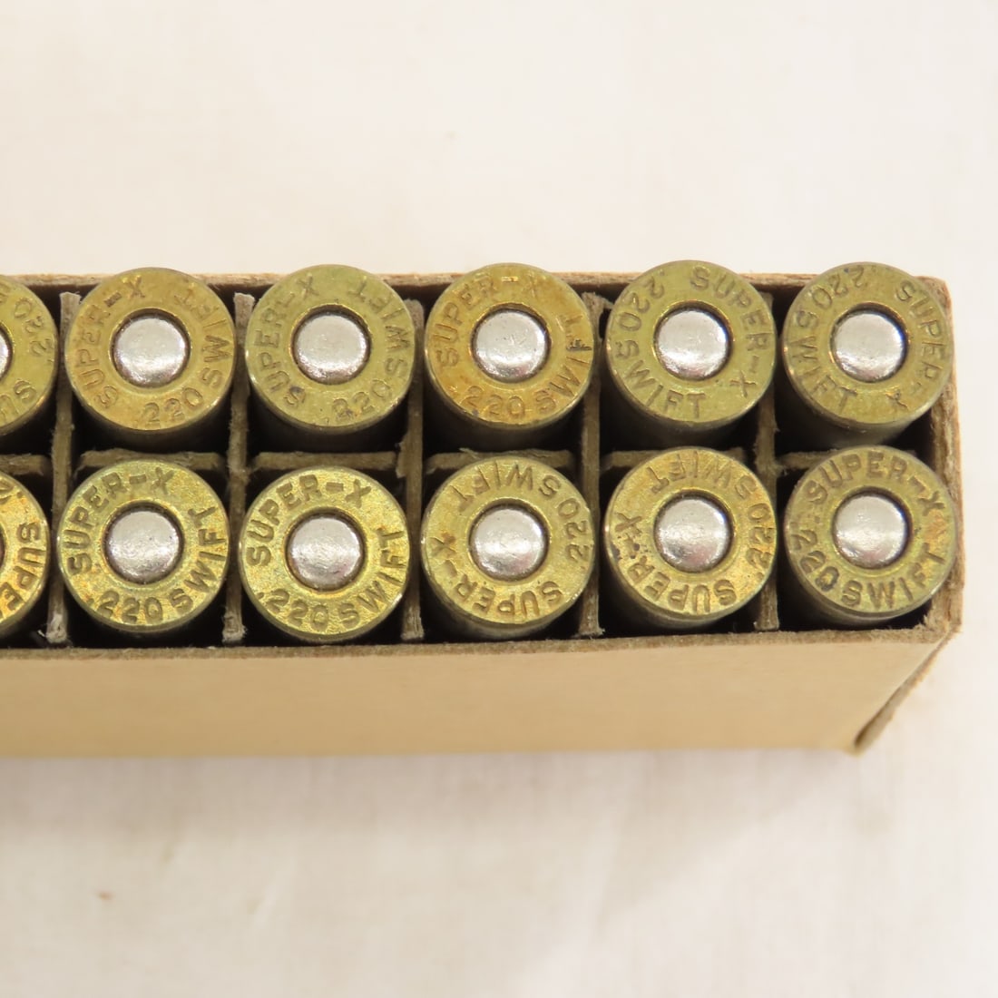 20 Rounds Vintage Western Super-X 220 Swift in box - 4
