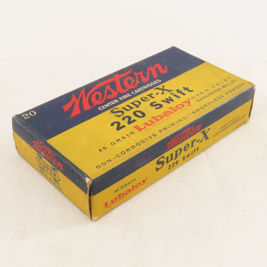 20 Rounds Vintage Western Super-X 220 Swift in box - 5