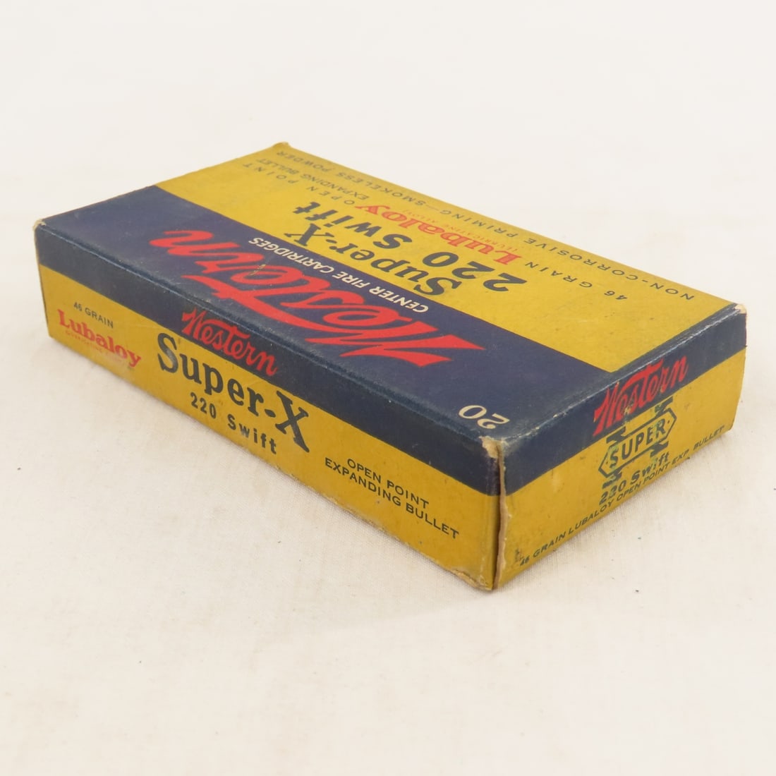 20 Rounds Vintage Western Super-X 220 Swift in box - 6