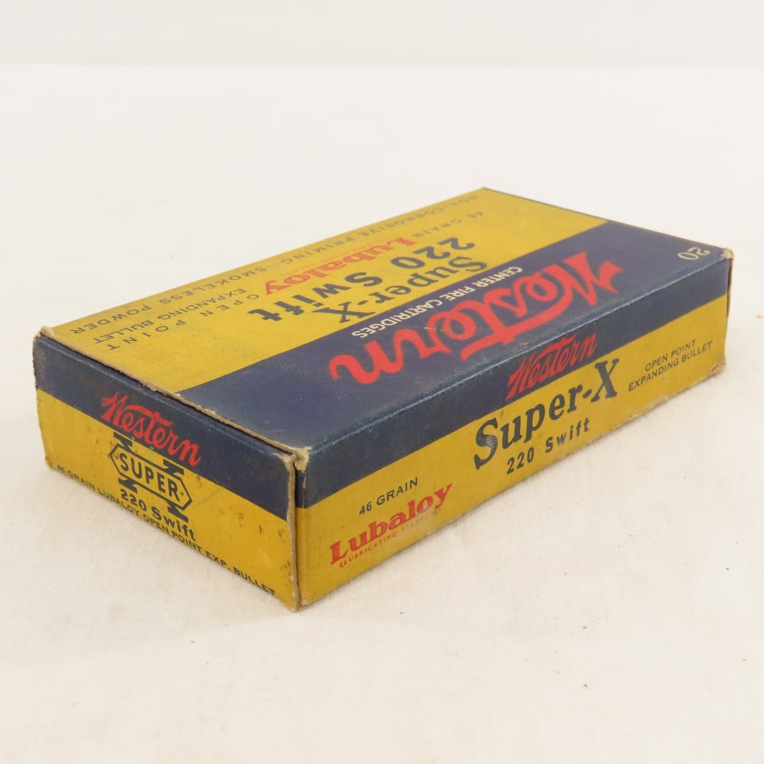20 Rounds Vintage Western Super-X 220 Swift in box - 7