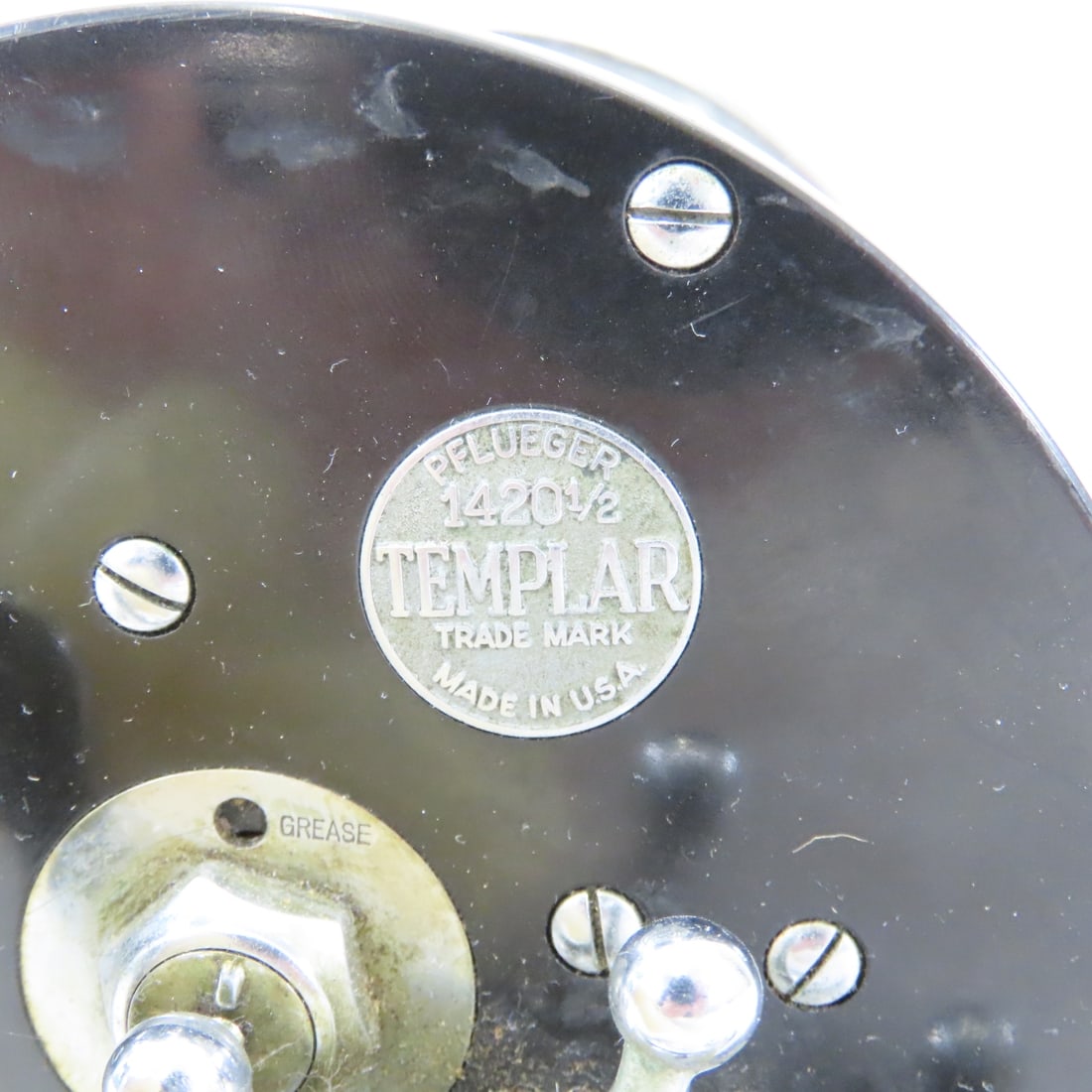Vintage Pflueger 1420-1/2 Templar Trolling Reel - 2