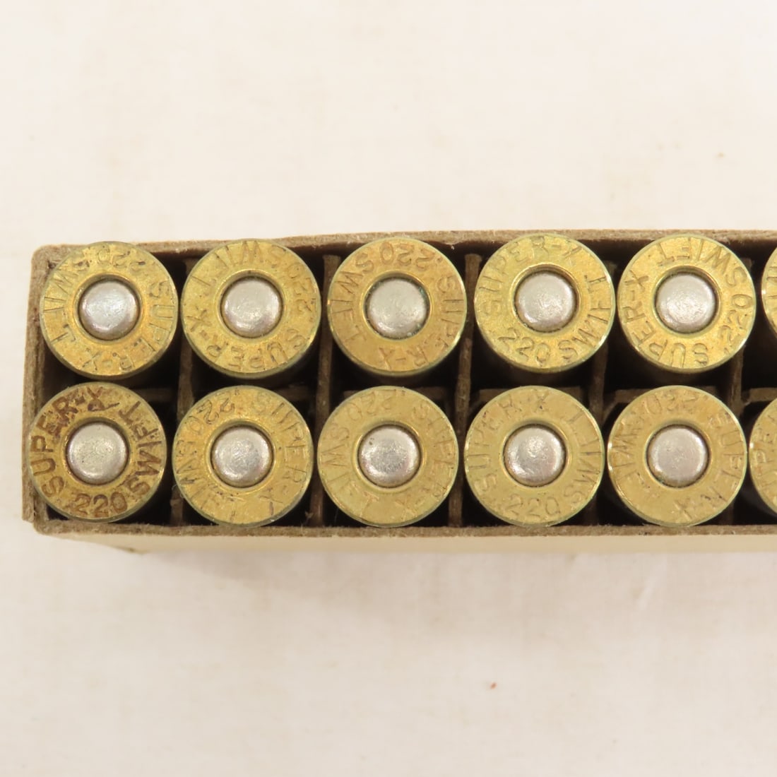 20 Rounds Vintage Western Super-X 220 Swift in box - 3