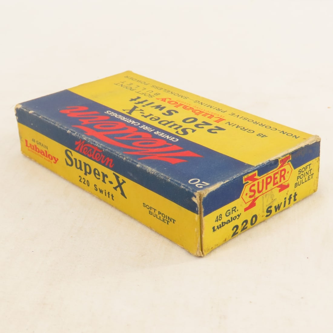 20 Rounds Vintage Western Super-X 220 Swift in box - 8