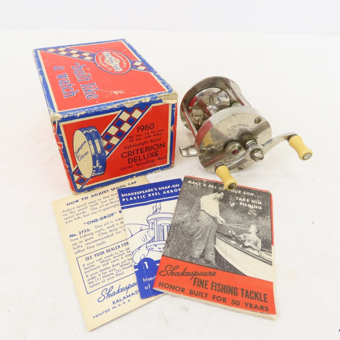 19 Vintage Baitcasting Reels, Shakespeare Pflueger - 4