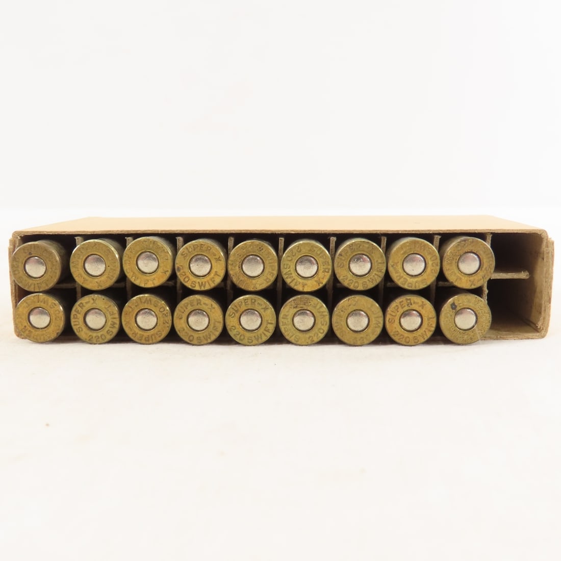 27 Rounds Vintage Western Super-X 220 Swift - 4