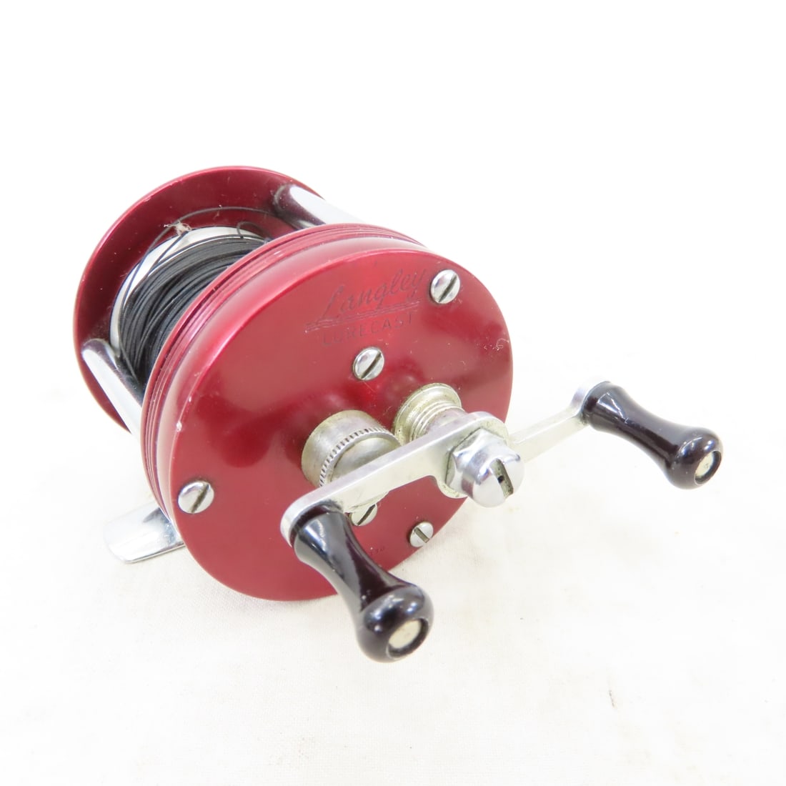 16 Vintage Langley Baitcasting Reels, Spare Parts - 10
