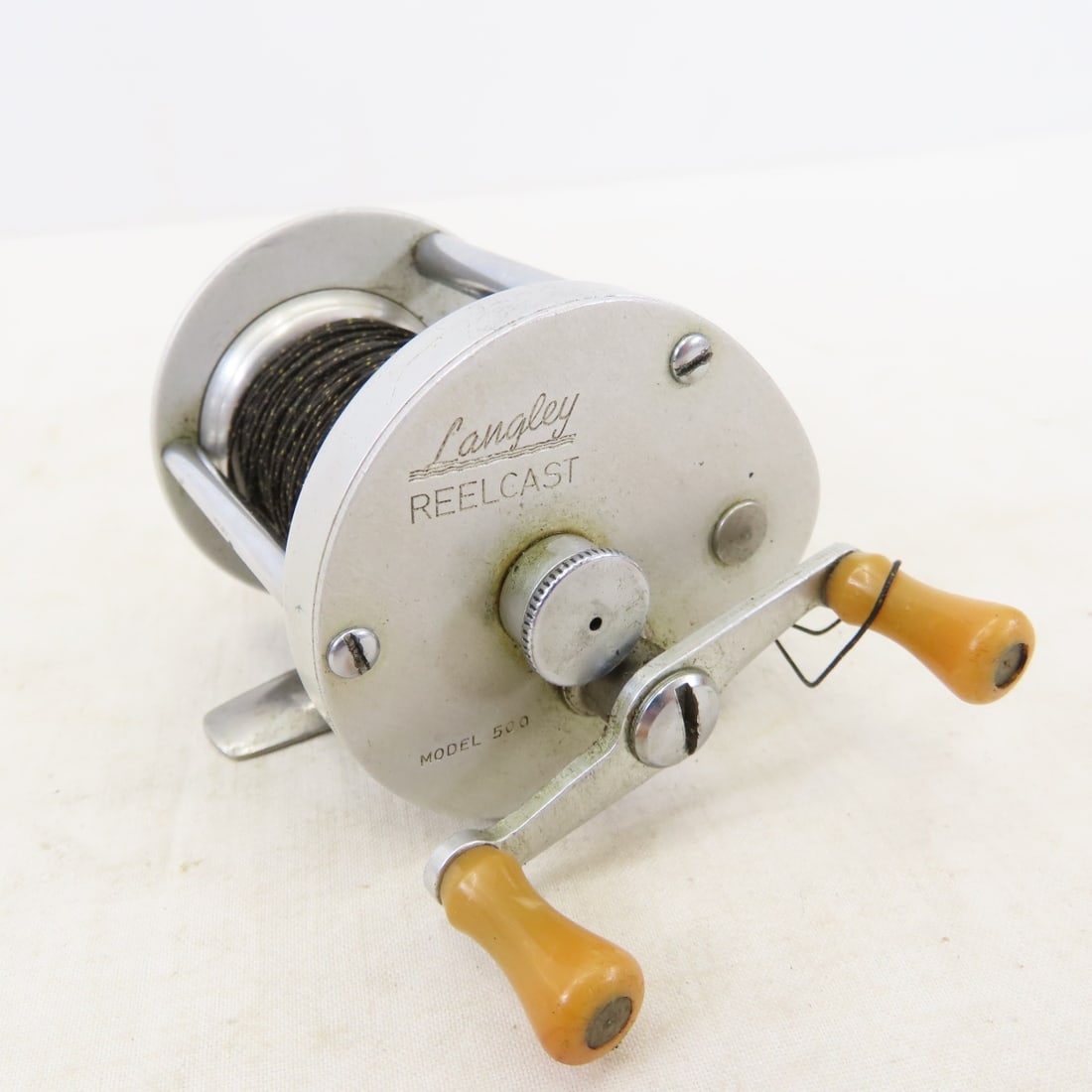 16 Vintage Langley Baitcasting Reels, Spare Parts - 16