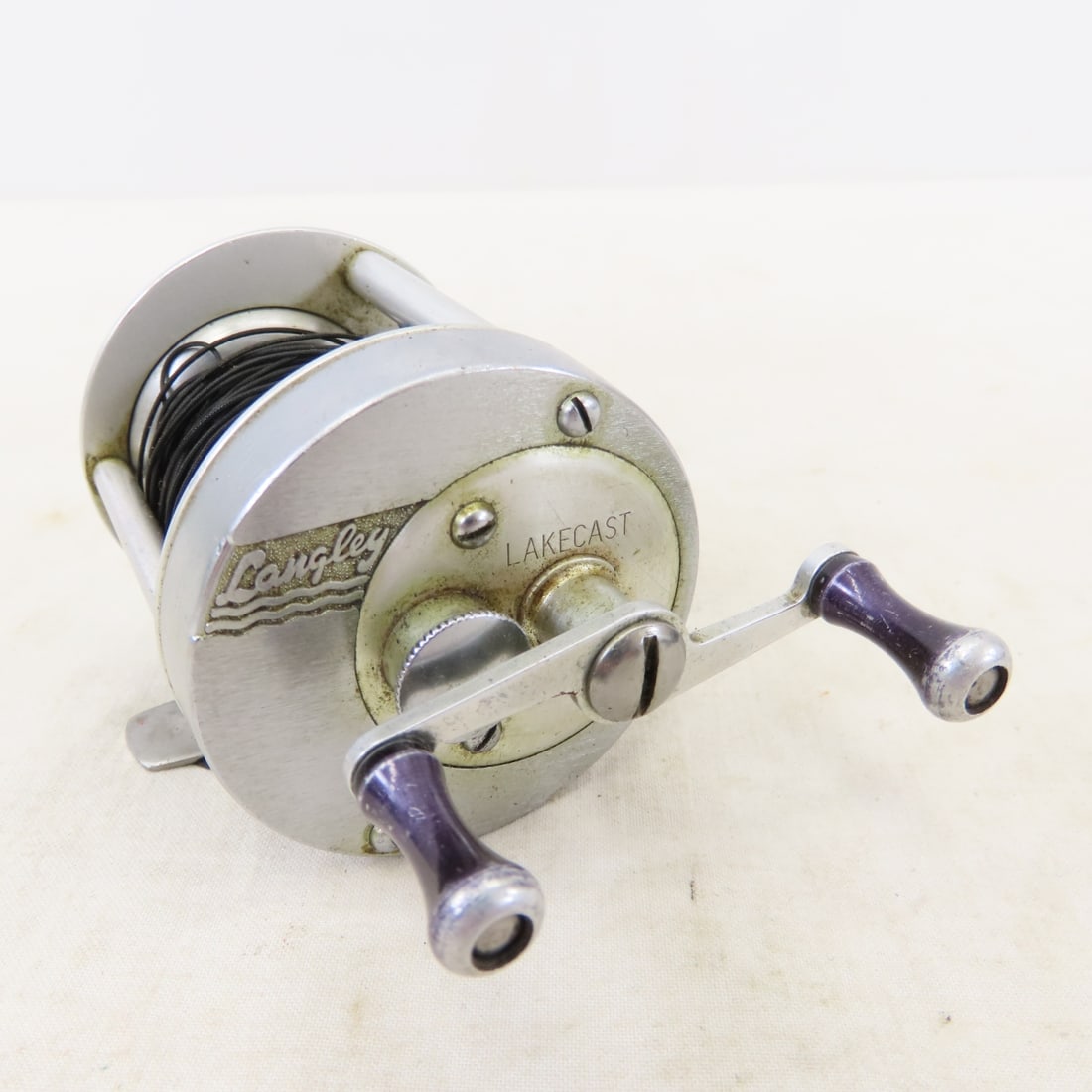 16 Vintage Langley Baitcasting Reels, Spare Parts - 7