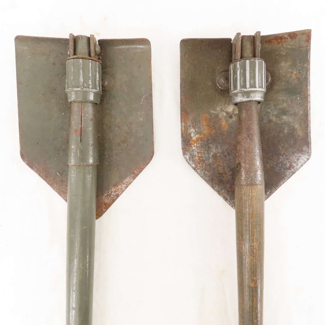 2 Vintage US Military Entrenching Tools - 2