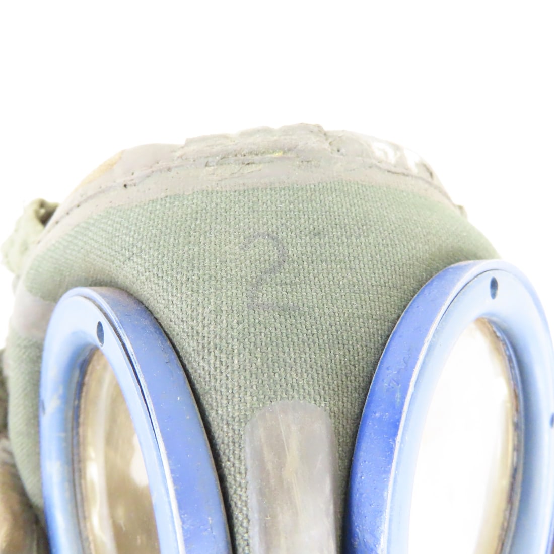 WWII German Magnetic M30 Gas Mask & 2 Canisters - 6