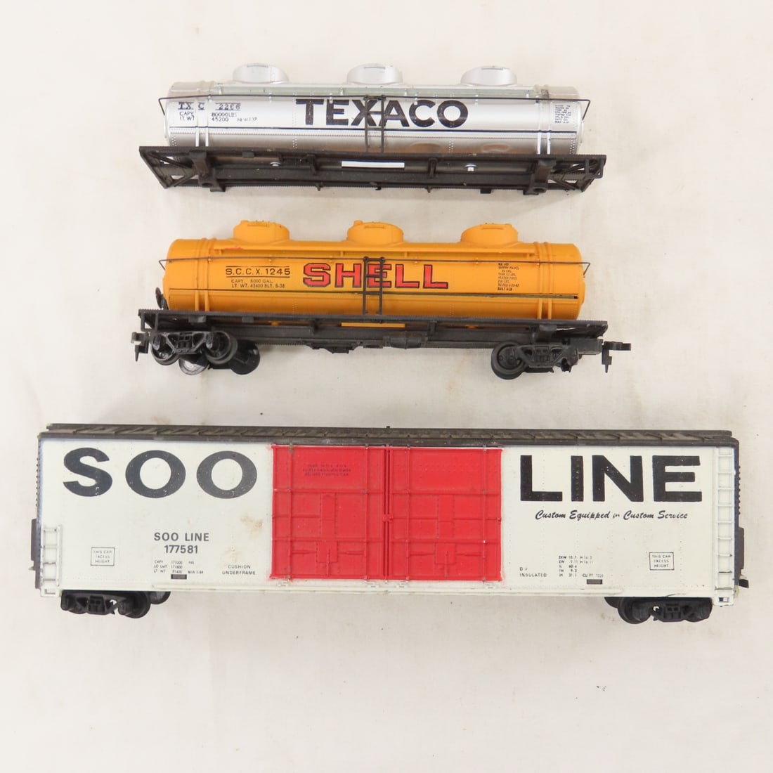Tyco HO Scale Train Cars, 1776 Engine Track & More - 9