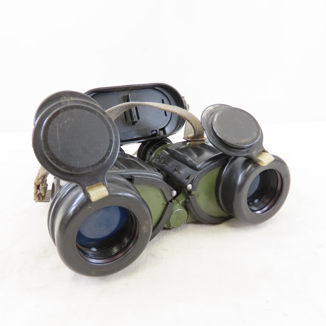East German Zeiss Jena NVA 7x40 Binoculars - 3