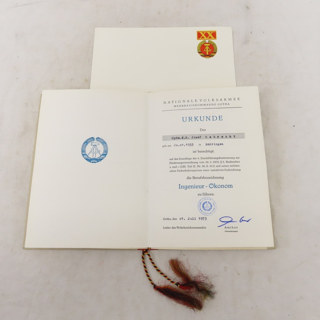 East German Union & Organizational Certificates - 7