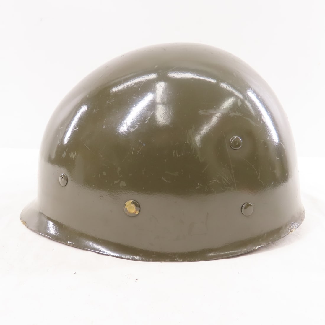 WWII US M1 Helmet with Liner - 11