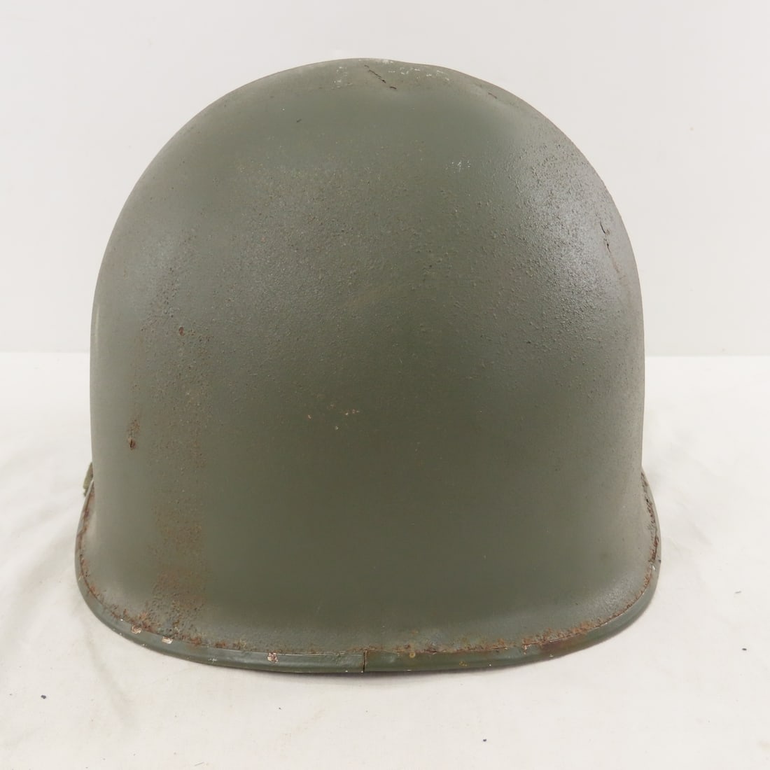 WWII US M1 Helmet with Liner - 4