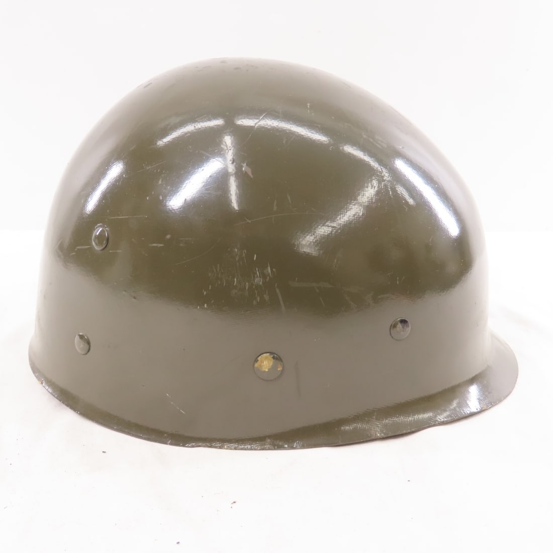 WWII US M1 Helmet with Liner - 9