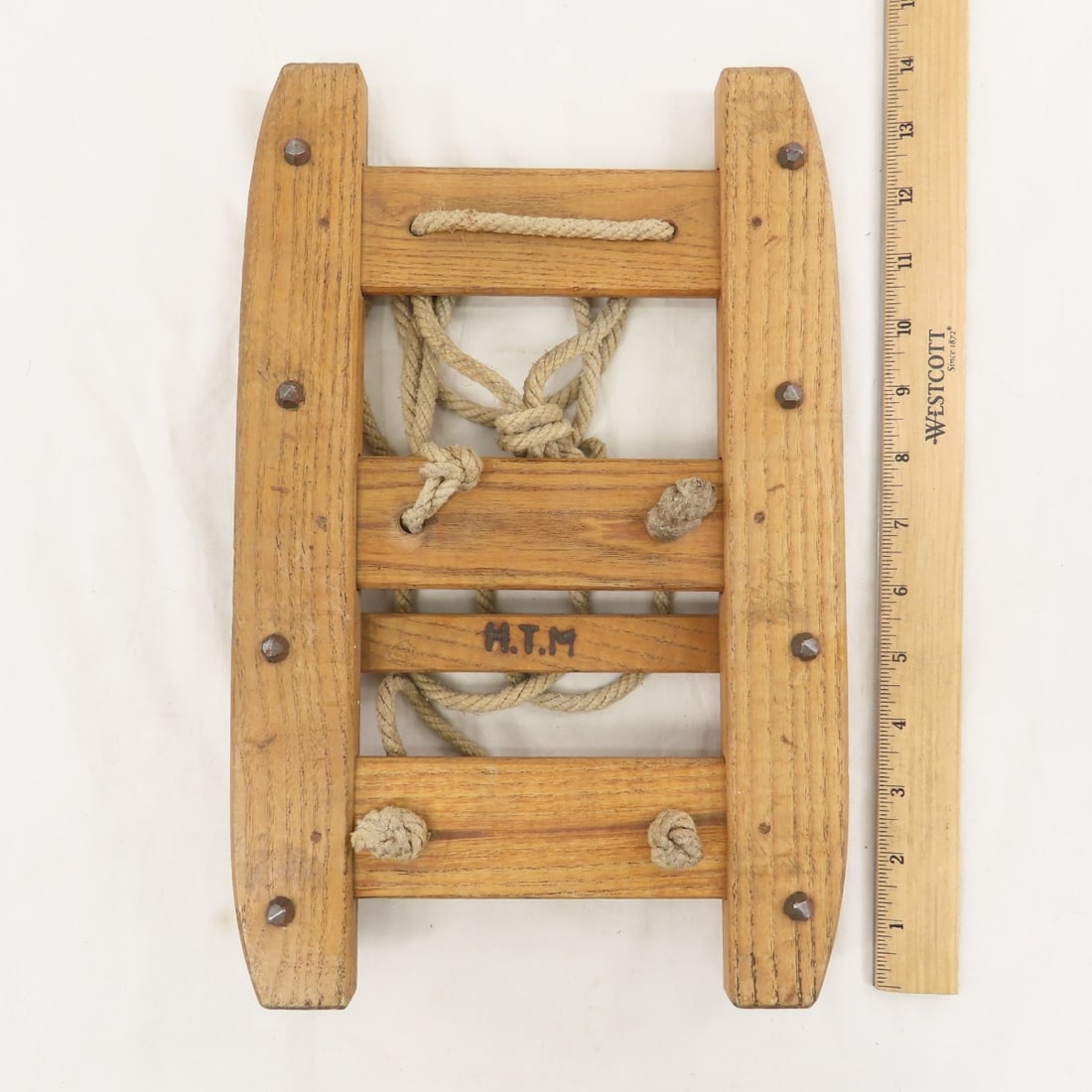 WWII Swiss Military Mountain Troop Snowshoes - 6