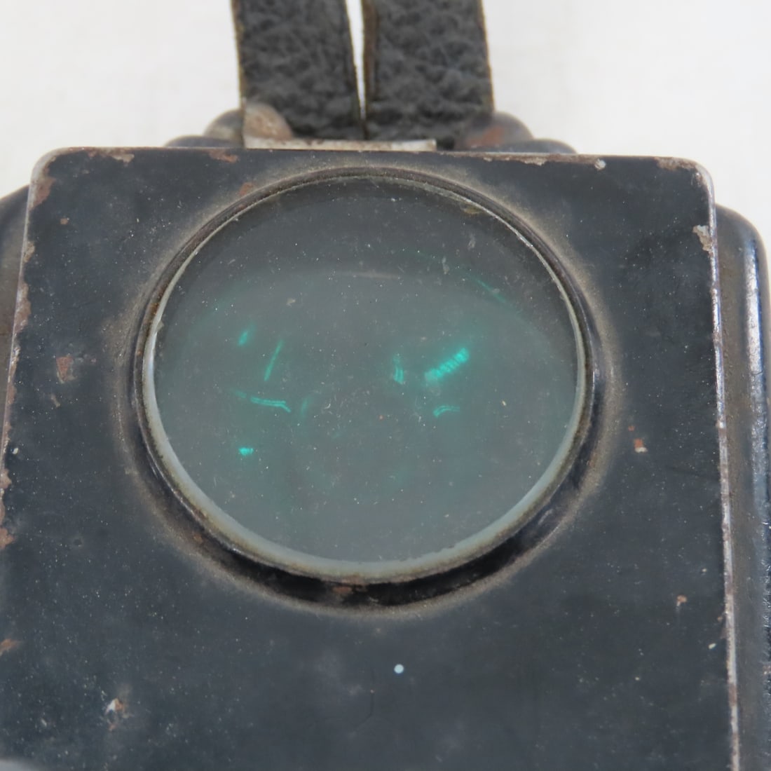 WWII German Signal Flashlight & Y Strap Suspenders - 8