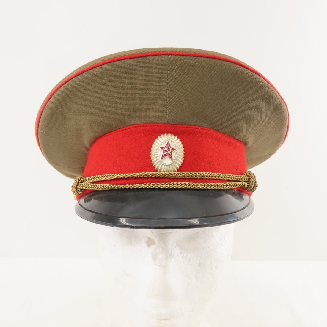 W. German Recon Visor Cap & Soviet Officer Cap - 2