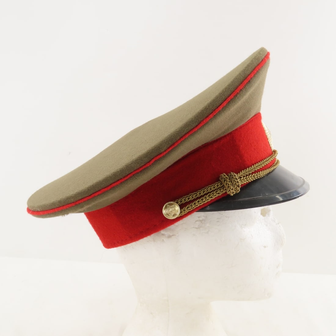 W. German Recon Visor Cap & Soviet Officer Cap - 3