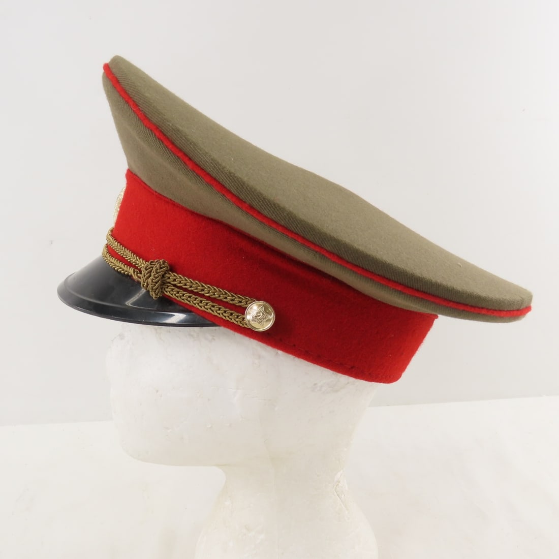 W. German Recon Visor Cap & Soviet Officer Cap - 5