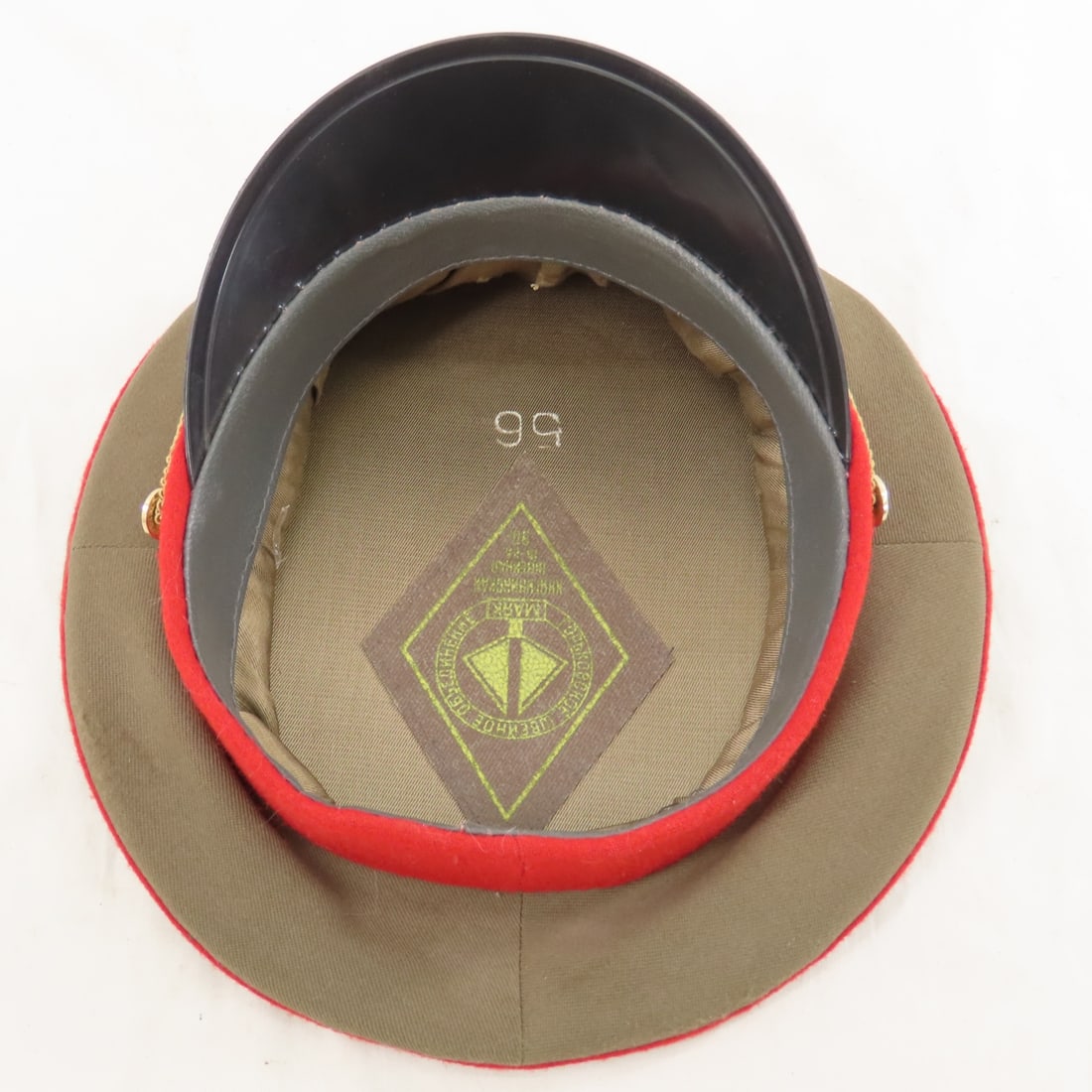 W. German Recon Visor Cap & Soviet Officer Cap - 7