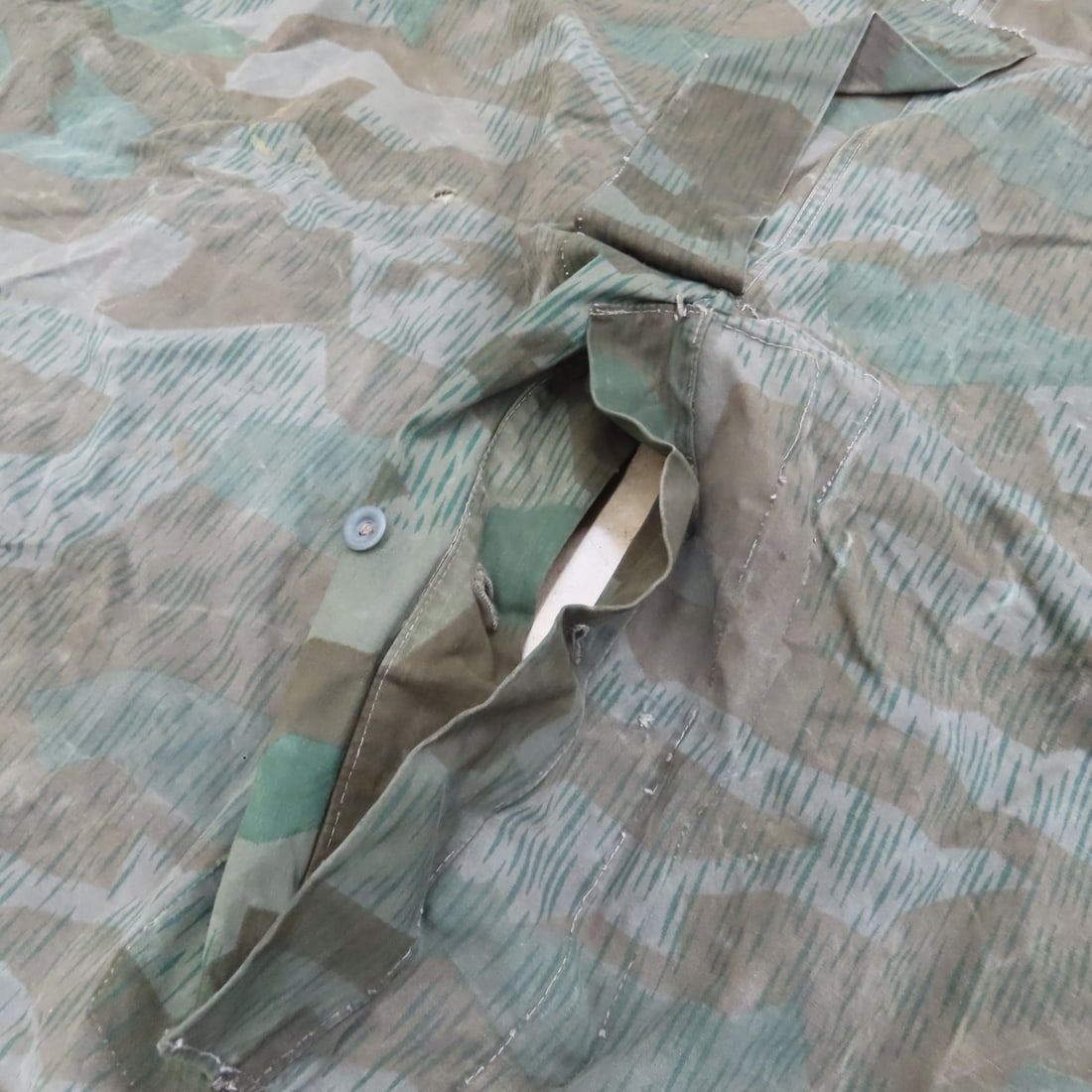 2 WWII German Splinter Camo Tent Shelter Quarters - 5