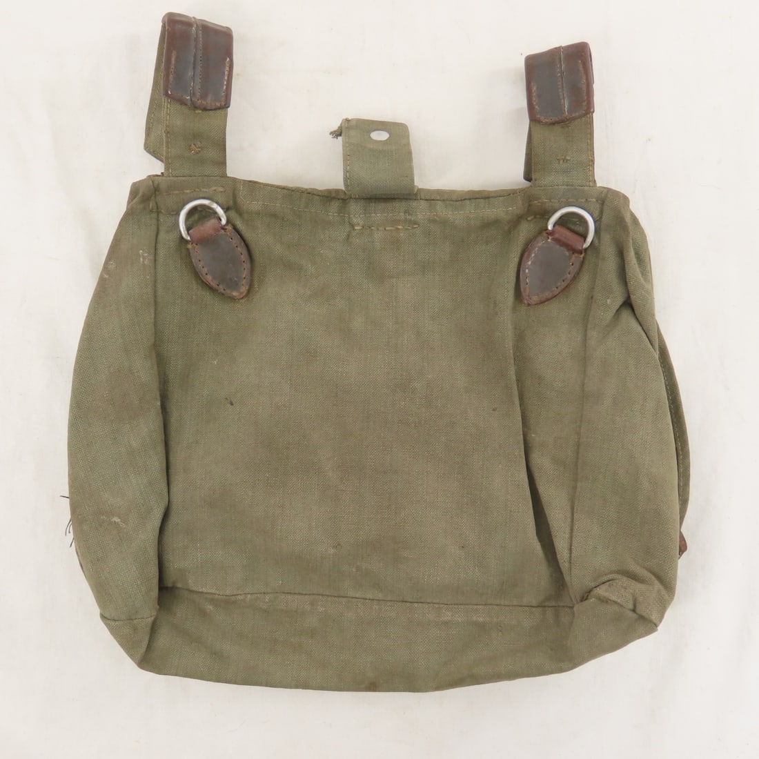 3 WWII German Olive Drab Bread Bags - 11