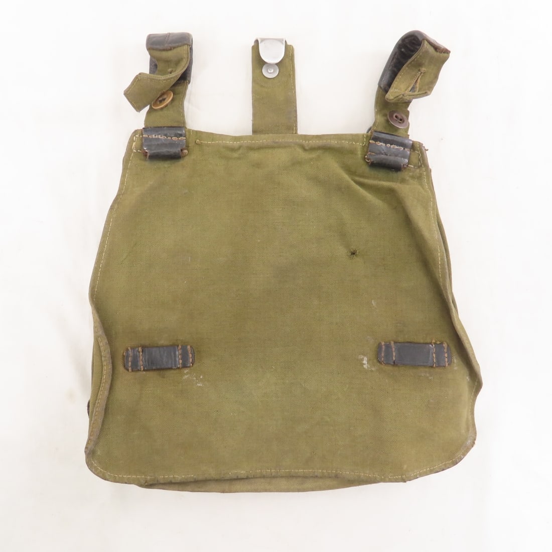 3 WWII German Olive Drab Bread Bags - 5