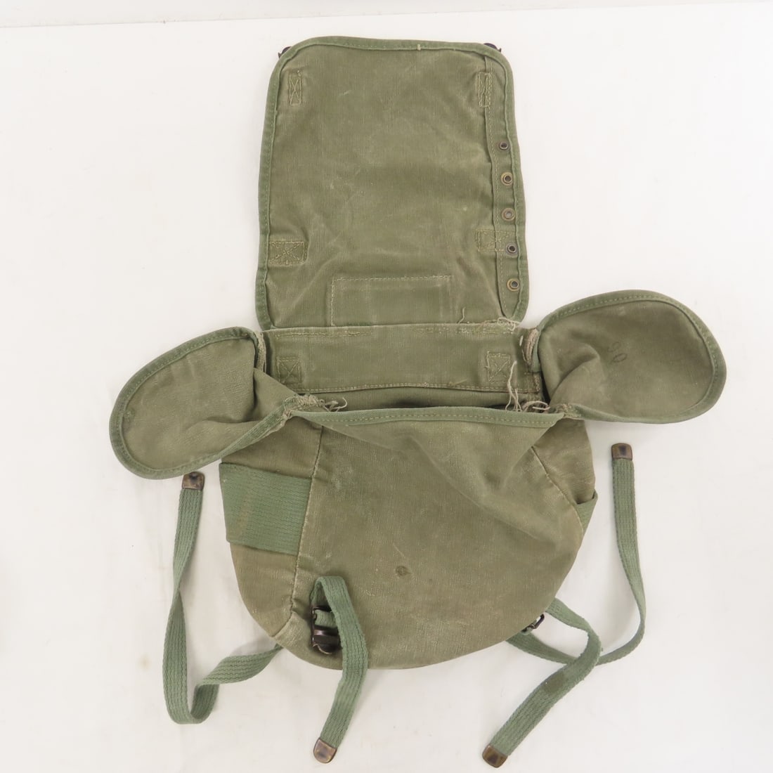 2 Post WWII US Field Packs, German Pants & Bag - 12