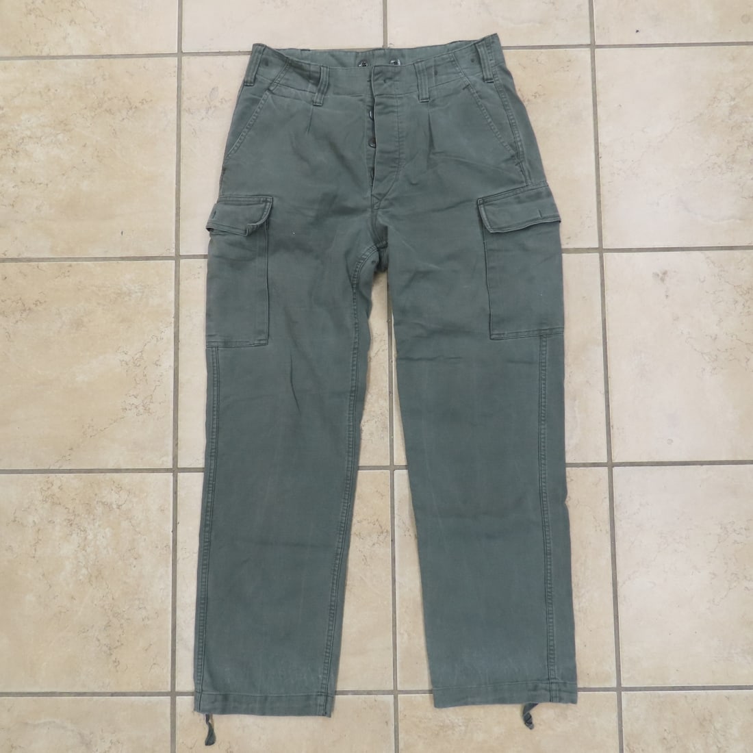2 Post WWII US Field Packs, German Pants & Bag - 2