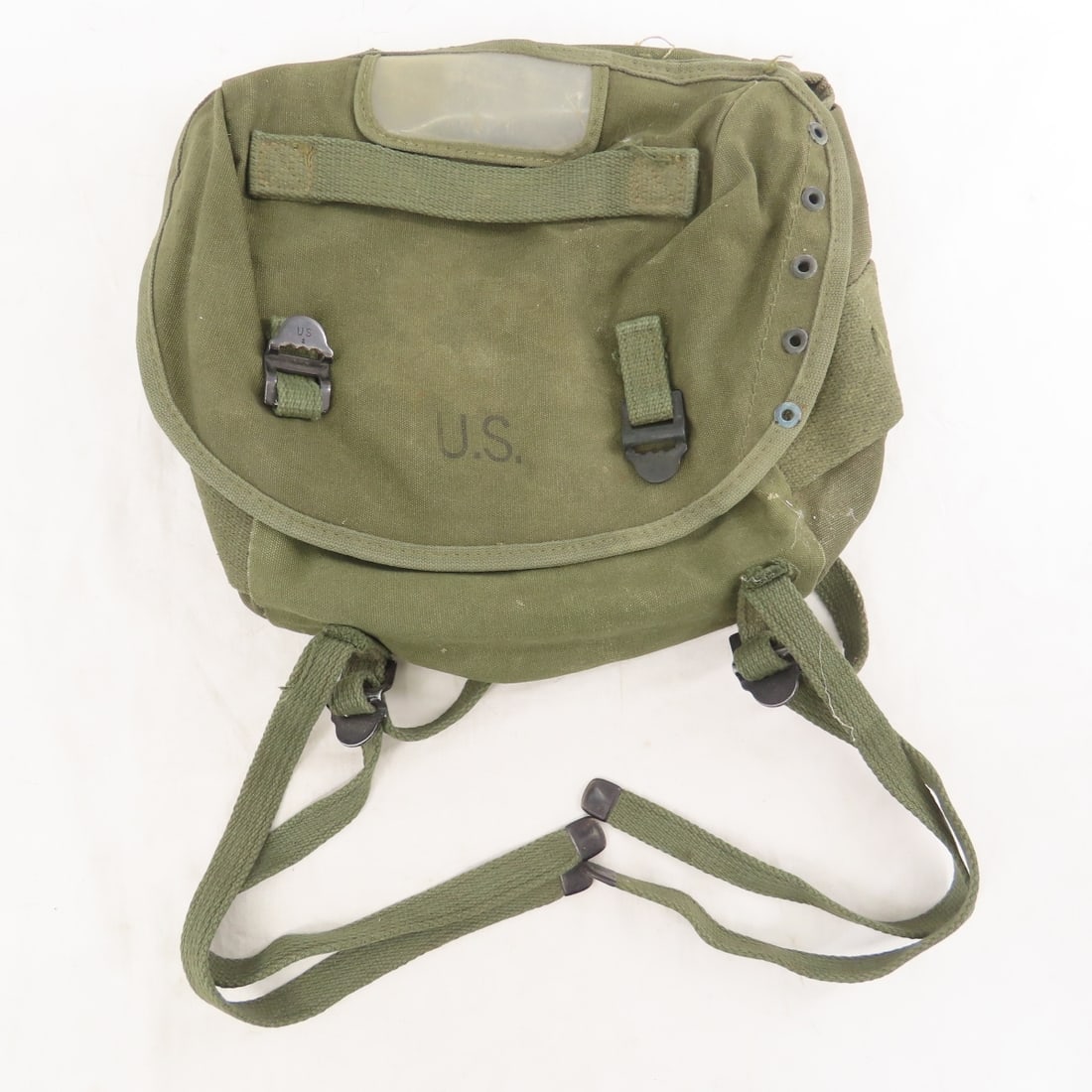 2 Post WWII US Field Packs, German Pants & Bag - 7