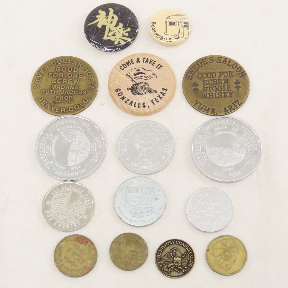 Casino Coins, Foreign Coins, Tokens & Jewelry - 15