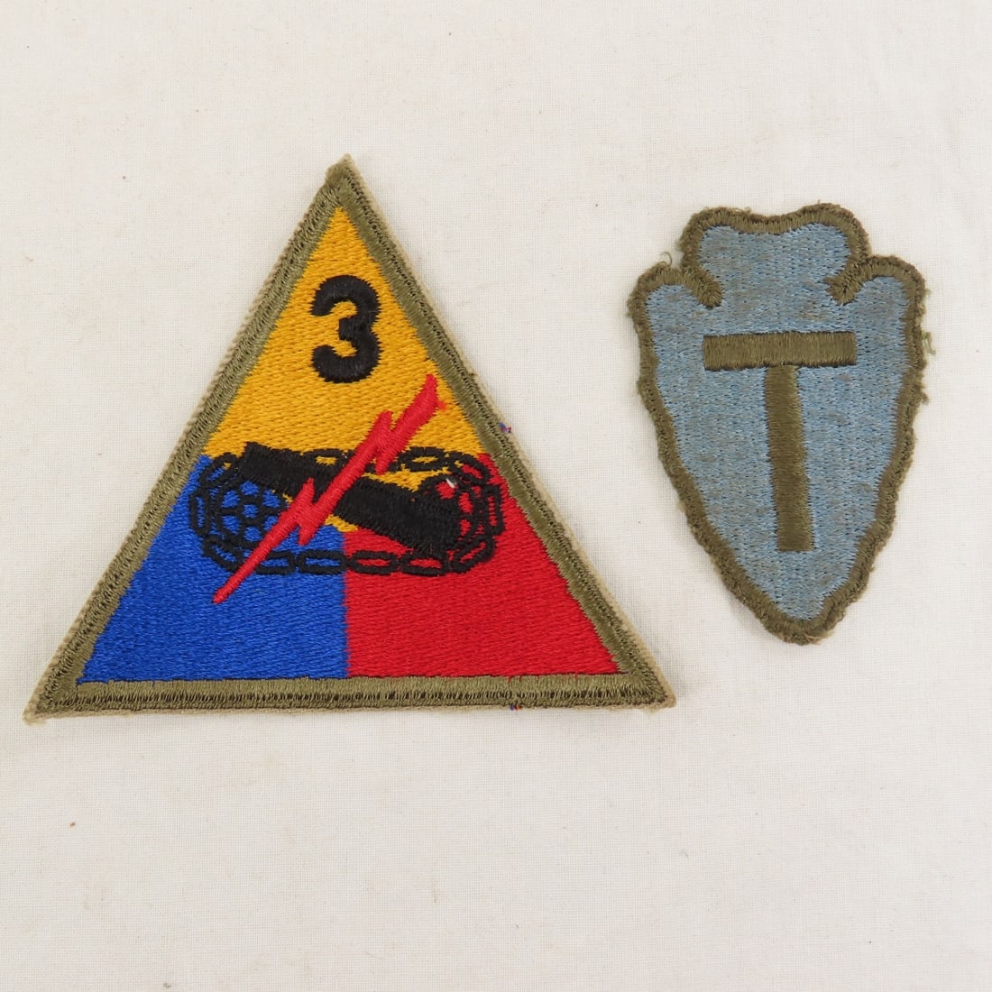 WWII US Army Patches, Camel & German Cigarettes - 4