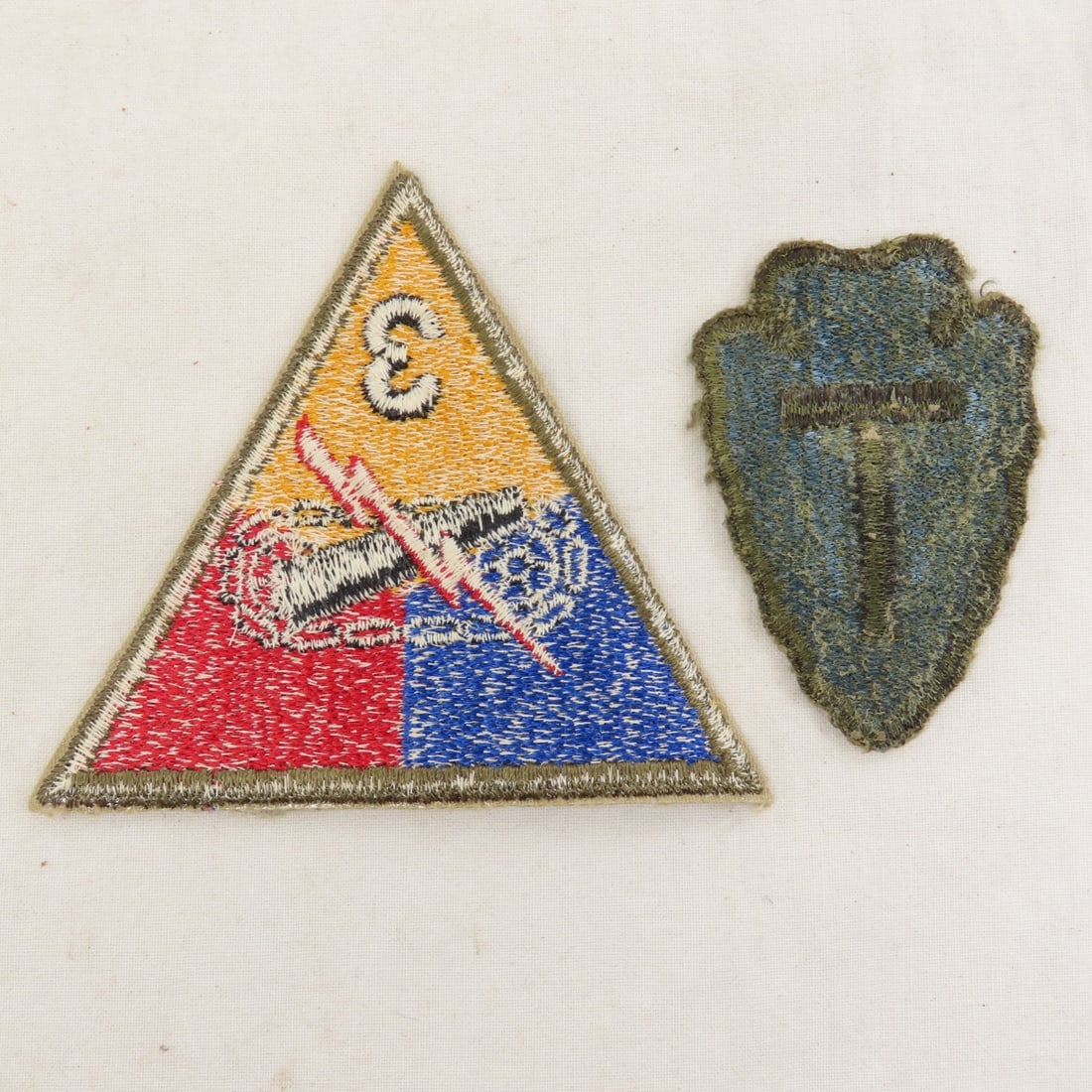 WWII US Army Patches, Camel & German Cigarettes - 5