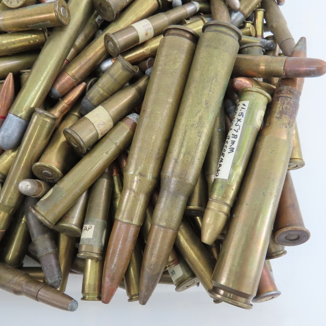 Vintage Rifle Ammunition Collection - 20+ Pounds - 16